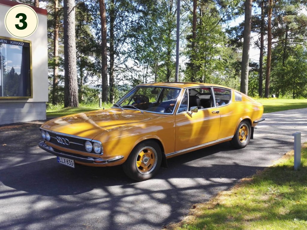 Audi 100 Coupé S, 1973 – Jorma ja Niko Kinnunen, Vaajakoski